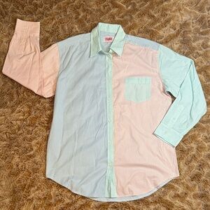 Solid & Striped Pastel Striped Men's Shirt size L